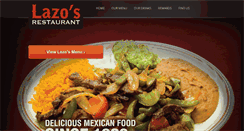 Desktop Screenshot of lazosrestaurant.com